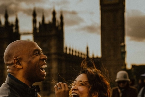 Christmas in London Romantic Photoshoot In Iconic Landmarks