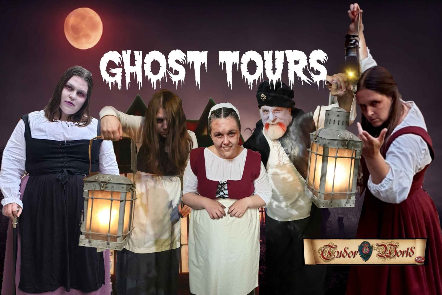 Стратфорд-на-Эйвоне: экскурсия с привидениями при свете фонарей в Tudor World