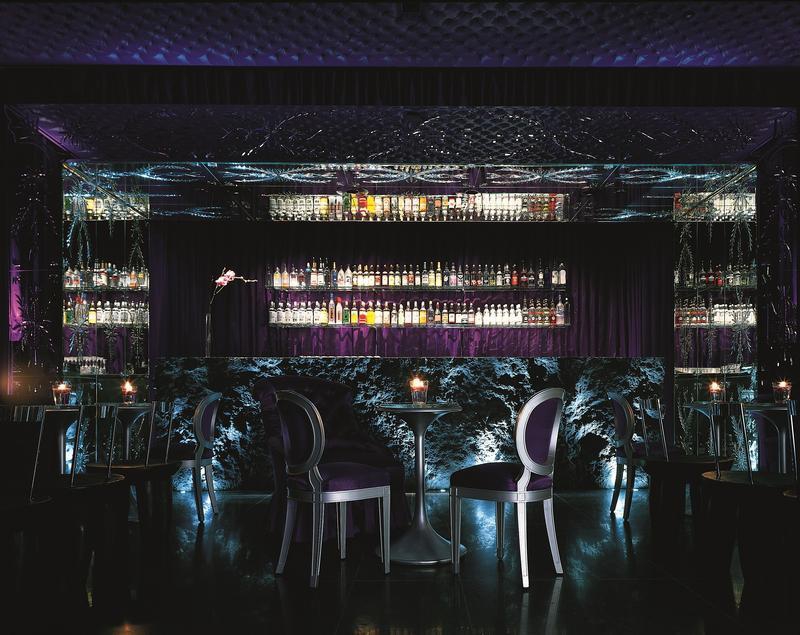 The Purple Bar at the Sanderson Hotel