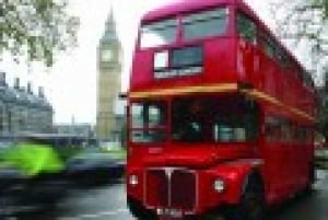 Vintage Double-Decker Bus Tour on Christmas Day in London