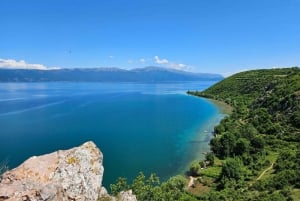 Around the lake Albania from Ohrid.