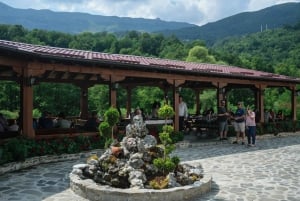 Bigorski Monastery and Duff Waterfalls from Ohrid