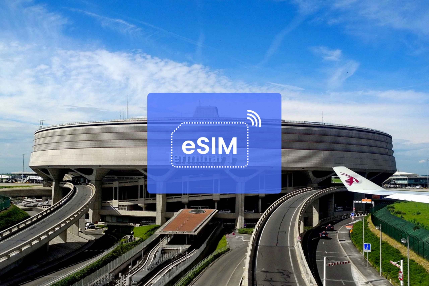 CDG Paris Airport: France/ Europe eSIM Roaming Mobile Data