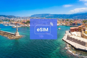 Crete-Chania: Greece/ Europe eSIM Roaming Mobile Data Plan