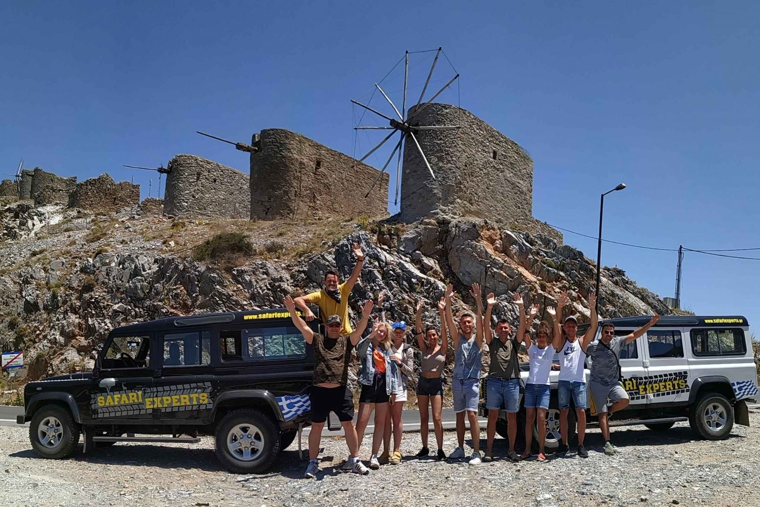 Crète : Le plateau de Lasithi et la grotte de Zeus en safari hors route