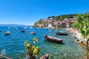 From Tirana: Ohrid Lake -Drilon -Lin -Pogradec.