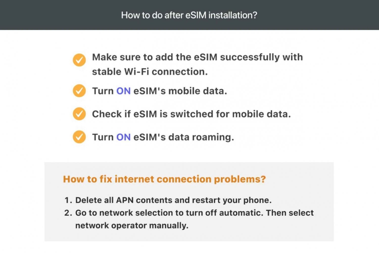 Finland/Europe: eSim Mobile Data Plan