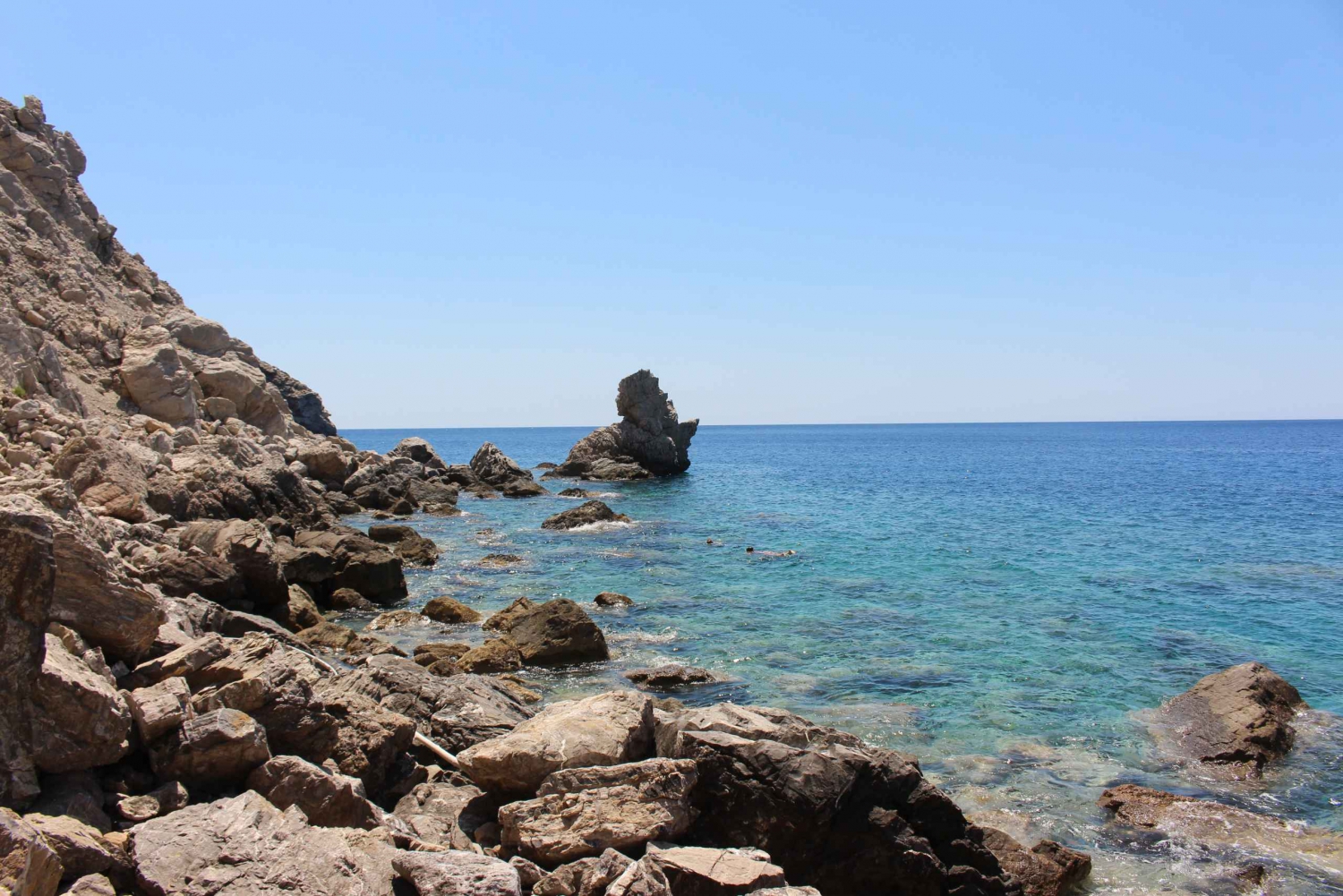 Fra Agia Galini/Matala: Båtcruise på øyene med svømmestopp