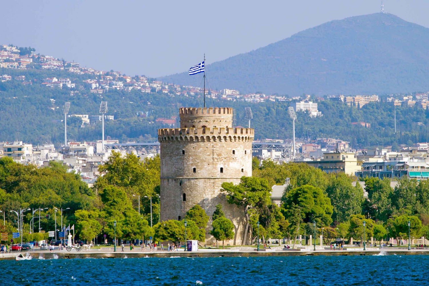 Von Halkidiki aus: Thessaloniki Stadtrundfahrt mit Transfer