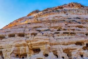 From Heraklion: Matala, Hippies Caves & Ancient Gortyn