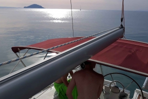 Fra Kassandra: Halkidiki halvdags privat krydstogt på stranden på en halv dag