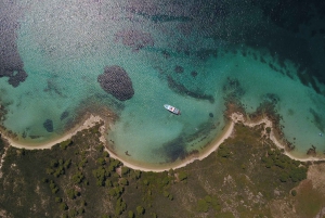From Ouranoupoli: Blue Lagoon Two Island Cruise