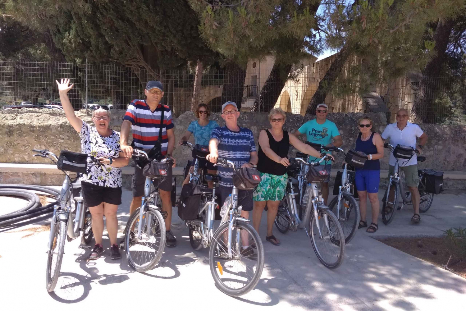 Da Rethymno: tour guidato in bici elettrica alla gola di Myli con pranzo