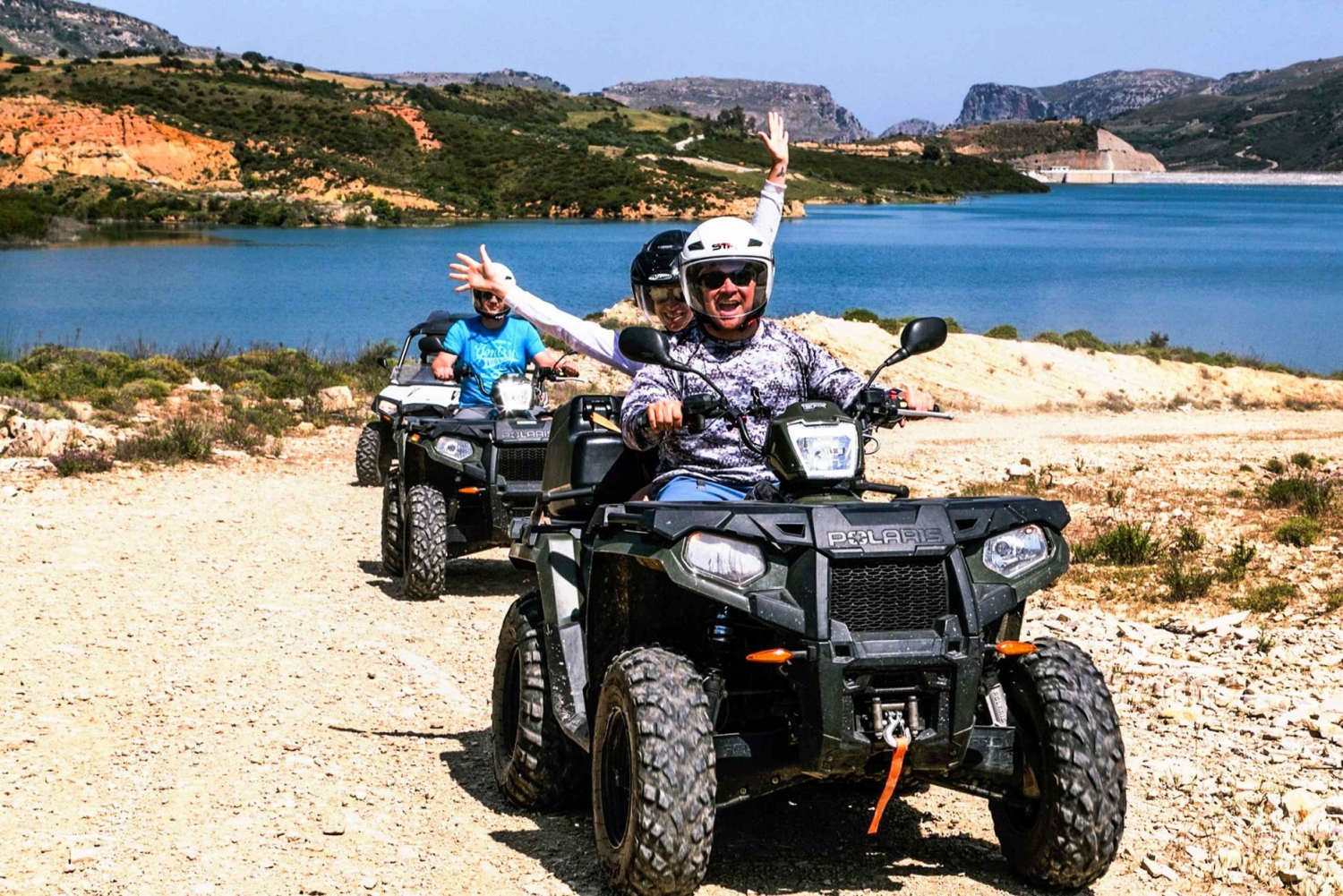Fra Rethymnon: Halvdagssafari med firehjuling