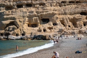 From Rethymno: Matala , Agia Galini and Spili Tour Day Trip