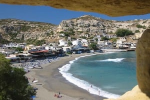 From Rethymno: Matala , Agia Galini and Spili Tour Day Trip