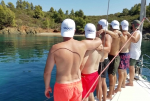 From Sithonia: Halkidiki Private Yacht Cruise with Drinks