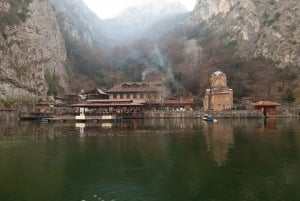 From Skopje: Visit Vodno Millennium Cross and Matka Canyon