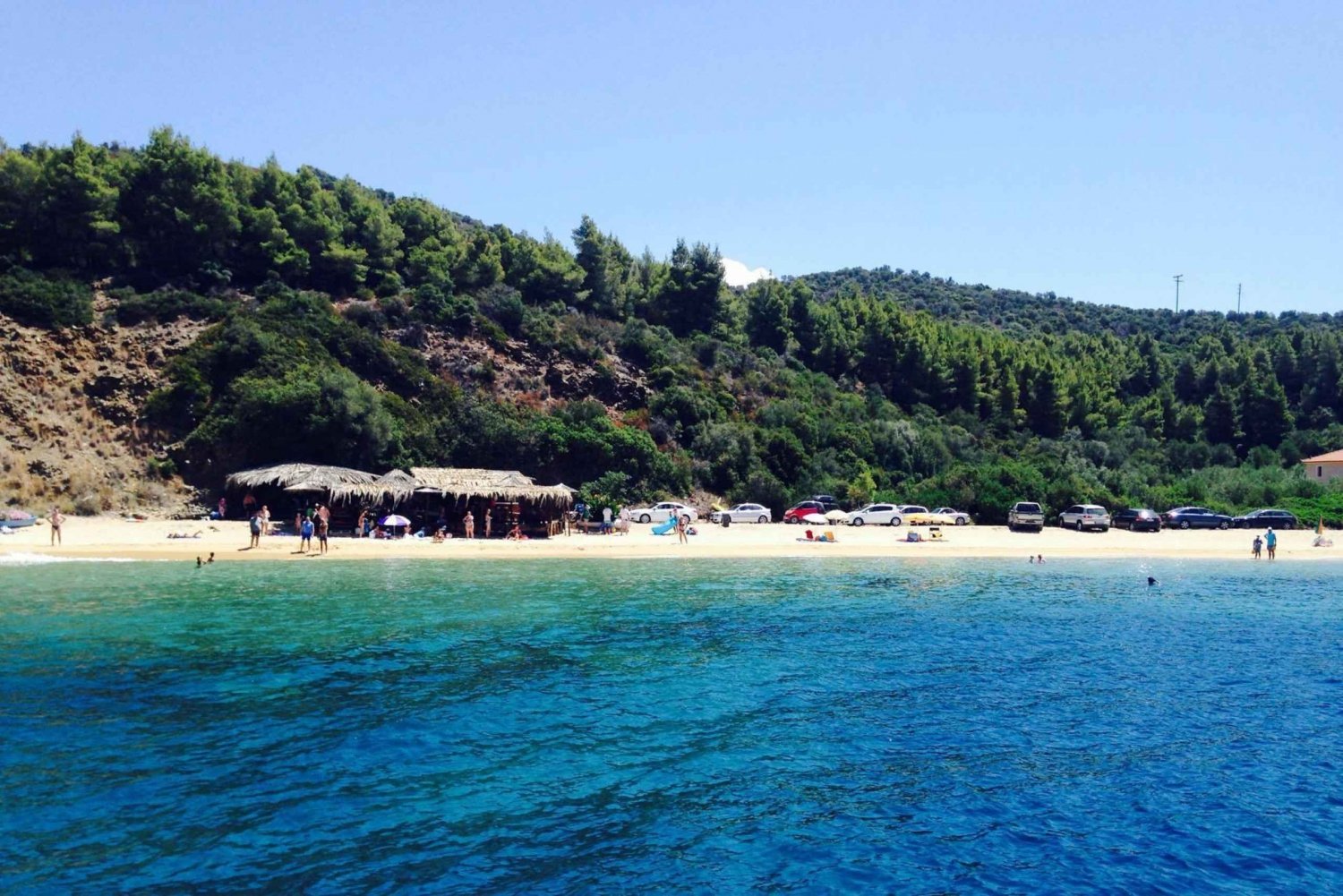 From Thessaloniki: Chalkidiki Blue Lagoon Cruise with Lunch