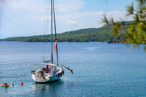 Paliouri: Private Sailing Boat Cruise with Swim Stops