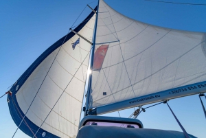 Paliouri: Private Sailing Boat Cruise with Swim Stops
