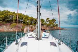 Paliouri: Private Sailing Boat Cruise with Swim Stops