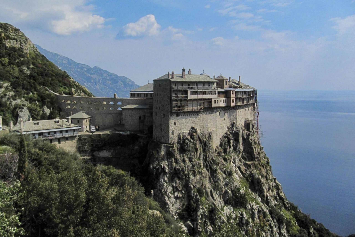 Ouranoupoli : Croisière privée pour les monastères du Mont Athos