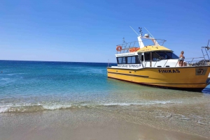Heraklion: Preveli Palm Beach Boat Trip & Rethymno Town Tour