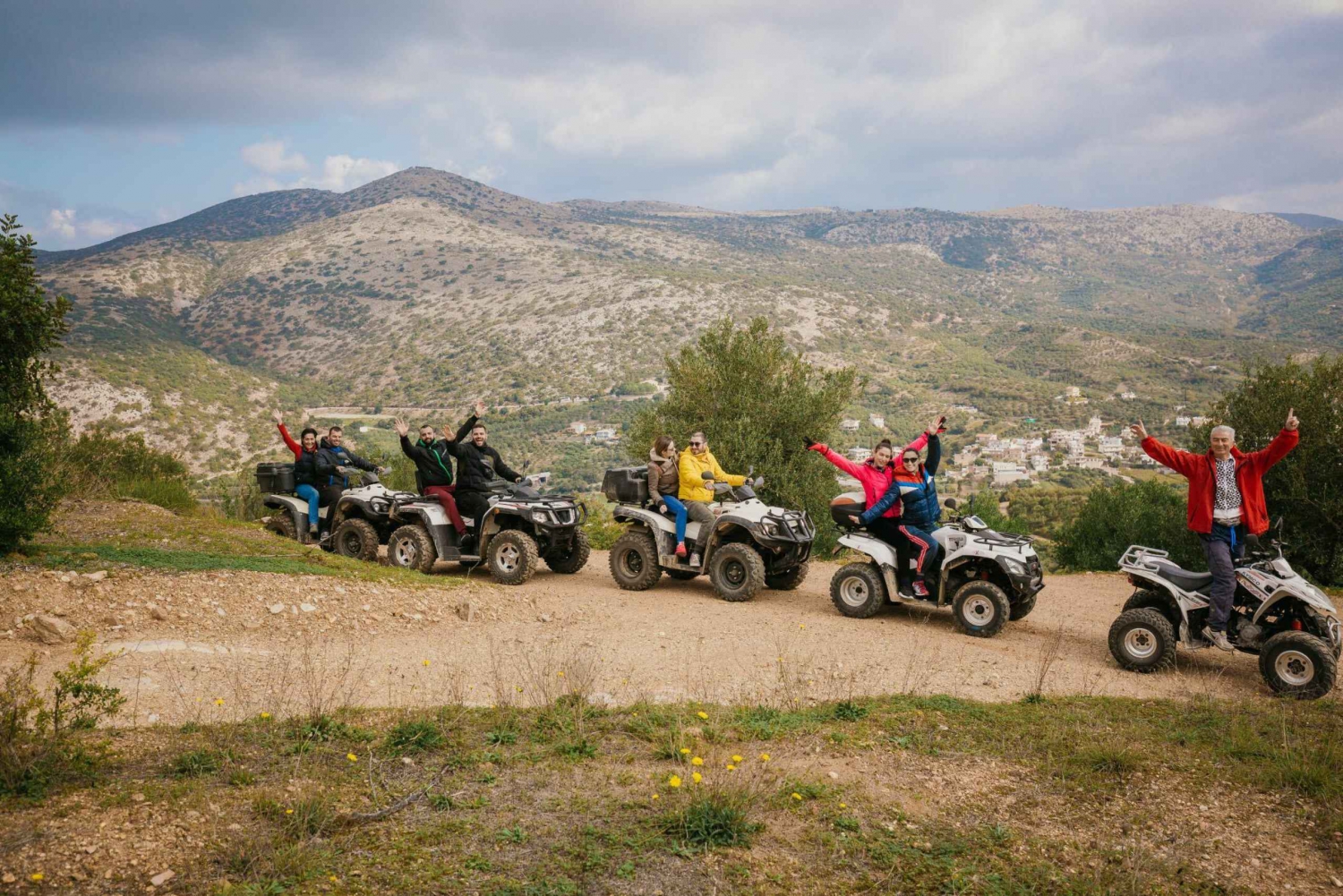 Hersonissos: Safári de quadriciclo ATV nas montanhas de Creta