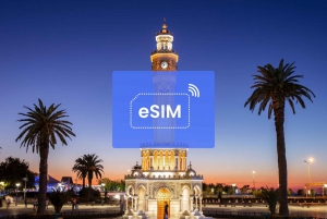 Izmir: Turkey (Turkiye)/Europe eSIM Roaming Mobile Data Plan