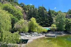 Kayaking Lake Ohrid with BBQ, from Ohrid.