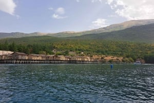 Kayaking Lake Ohrid with BBQ, from Ohrid.