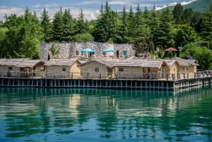 Kayaking Lake Ohrid with BBQ, from Ohrid.