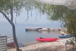 Kayaking Lake Ohrid with BBQ, from Ohrid.