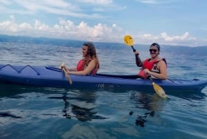 Kayaking Lake Ohrid with BBQ, from Ohrid.