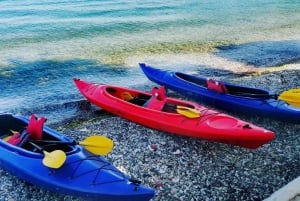 Kayaking Lake Ohrid with BBQ, from Ohrid.