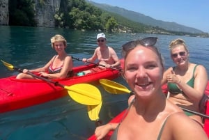 Kayaking Lake Ohrid with BBQ, from Ohrid.