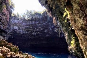 Kefalonia:Melissani Lake,Drogarati Cave & Antisamos Day Trip