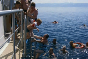 Lazy lake hopping, Ohrid.