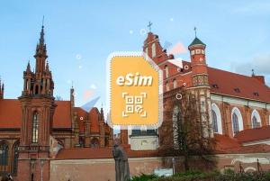 Lithuania/Europe: eSim Mobile Data Plan