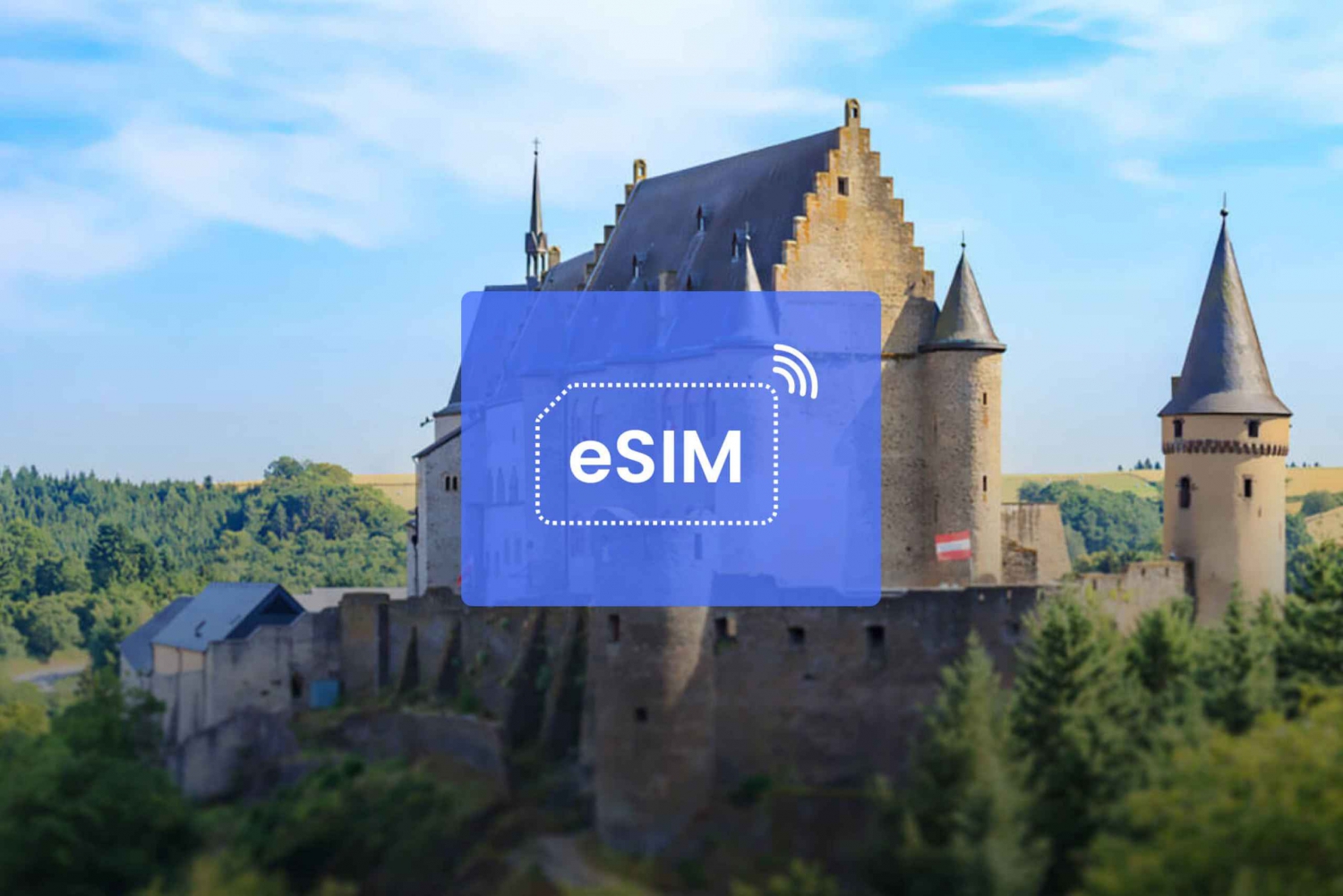 Luxembourg/ Europe: eSIM Roaming Mobile Data Plan
