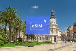 Murcia: Spain/ Europe eSIM Roaming Mobile Data Plan