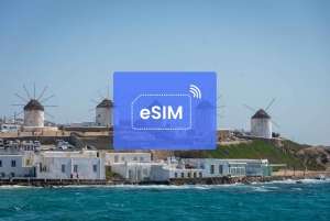 Mykonos: Greece/ Europe eSIM Roaming Mobile Data Plan