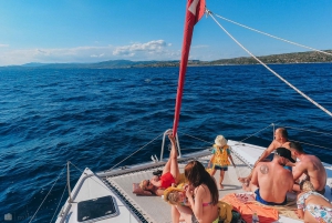 Nikiti: Private Catamaran Day Cruise with Open Bar
