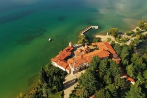 Ohrid: East Coast and St. Naum Monastery Full-Day Boat Tour