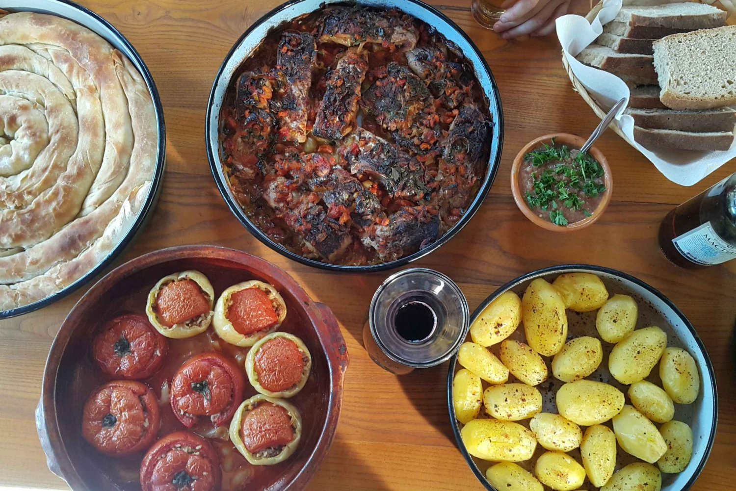 Depuis Ohrid : Expérience œnologique et gastronomique en milieu rural