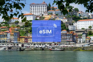 Porto: Portugal/ Europe eSIM Roaming Mobile Data Plan