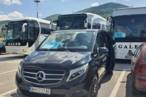 Private transfer from Ohrid Airport to Ohrid or back, 24-7.