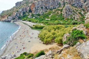 Rethymno: Preveli Beach Damnoni Beach Kourtaliotiko Day Trip