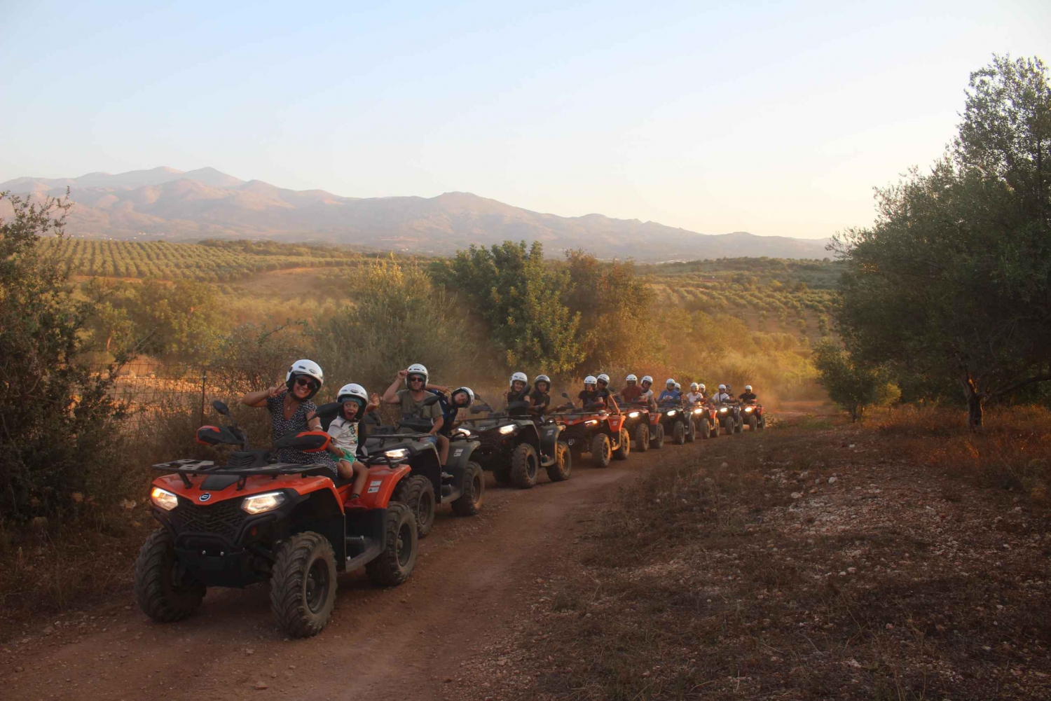 Rethymno quad safari halve dag 55 km cross-country ervaring